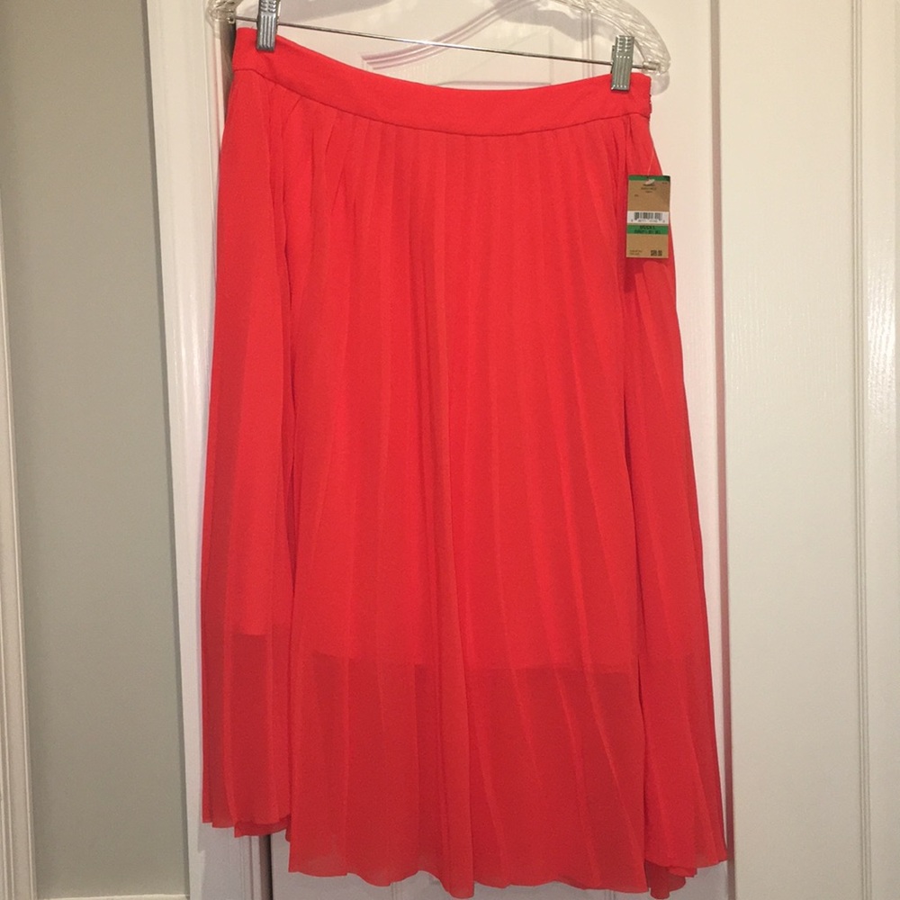 Rachel X Rachel Roy poppy pleated midi skirt